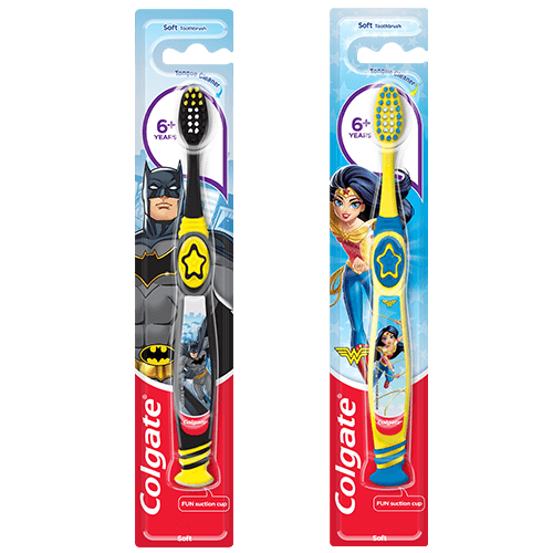 Periuță De Dinți Colgate® Kids 6+ Wonderwoman™ / Batman™ Peri Moi